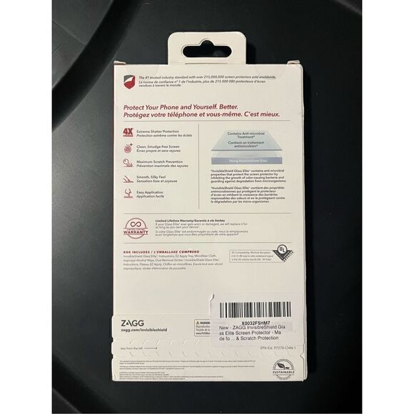 ZAGG Invisibleshield Glass+ for Apple iPhone 12 Pro Max *NEW/SEALED* - Picture 2 of 2
